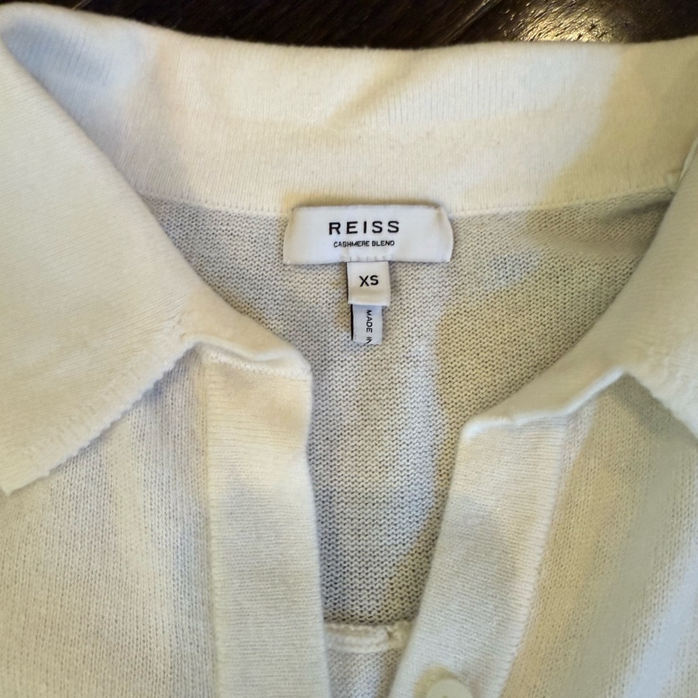 Reiss Off-White Wool Blend Shirt - Picture 5 of 8